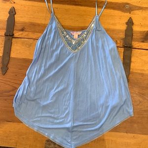 Candies Large sequin tank top